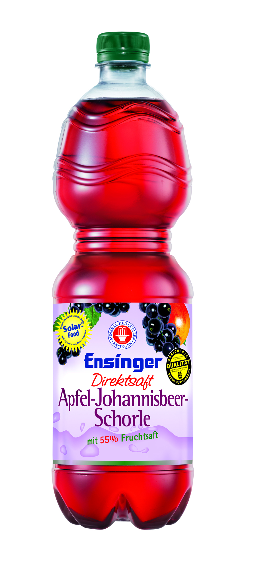 Ensinger Direktsaft Apfel-Johannisbeer-Schorle 9 x 1,0 l