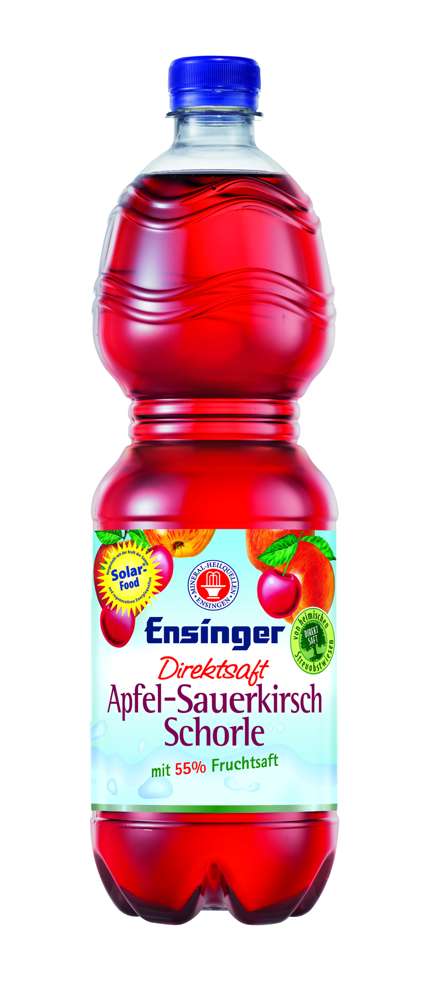 Ensinger Direktsaft Apfel-Sauerkirsch-Schorle 9 x 1,0 l