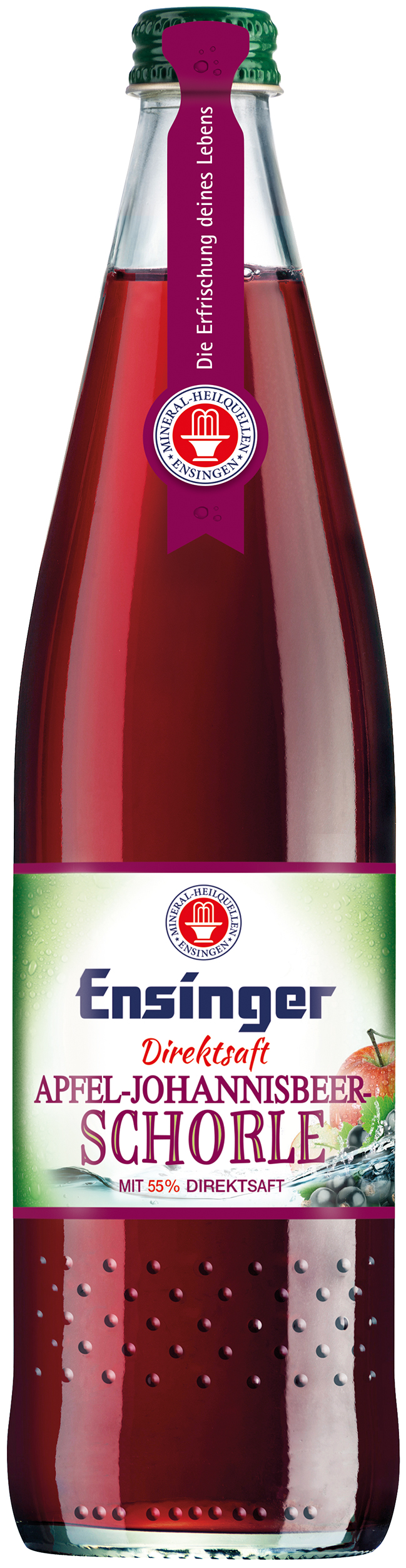 Ensinger Direktsaft Apfel-Johannisbeer-Schorle 12 x 0,75 l 