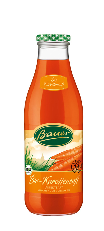 Bauer Bio Karottensaft Direktsaft 6 x 0,98 l