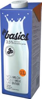 my basics Haltbare fettarme Milch 3,5% Fett 12x1l  