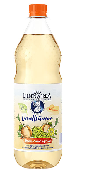 Bad Liebenwerda Landträume Traube-Zitrone-Pfirsich 12x1l PET