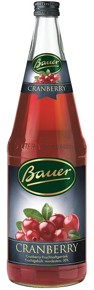 Bauer Cranberrynektar 6 x 1,0 l