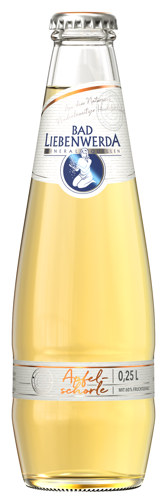 Bad Liebenwerda Gourmet Apfelschorle Kasten 24 x 0,25 l