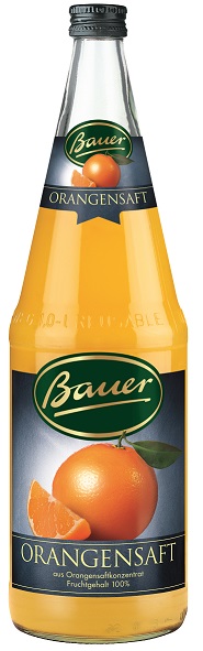 Bauer Orangensaft 6 x 1,0 l