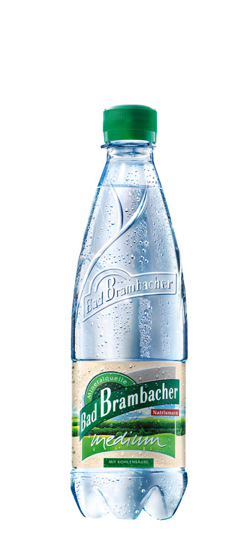 Bad Brambacher Mineralwasser Medium 20 x 0,5 l