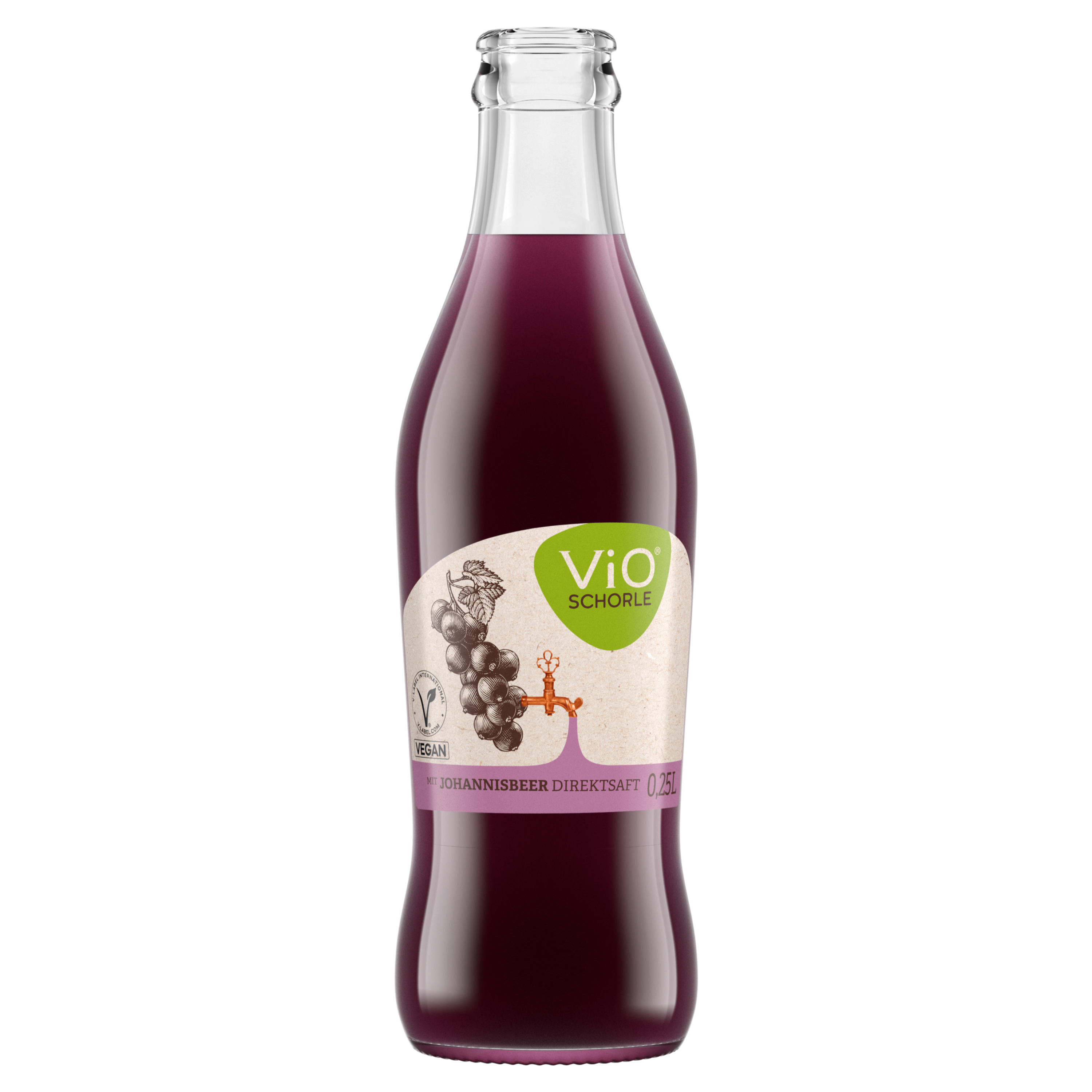 ViO Bio Schorle Schwarze Johannisbeere Kasten 24 x 0,25 l   