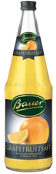 Bauer Grapefruitsaft 6 x 1,0 l