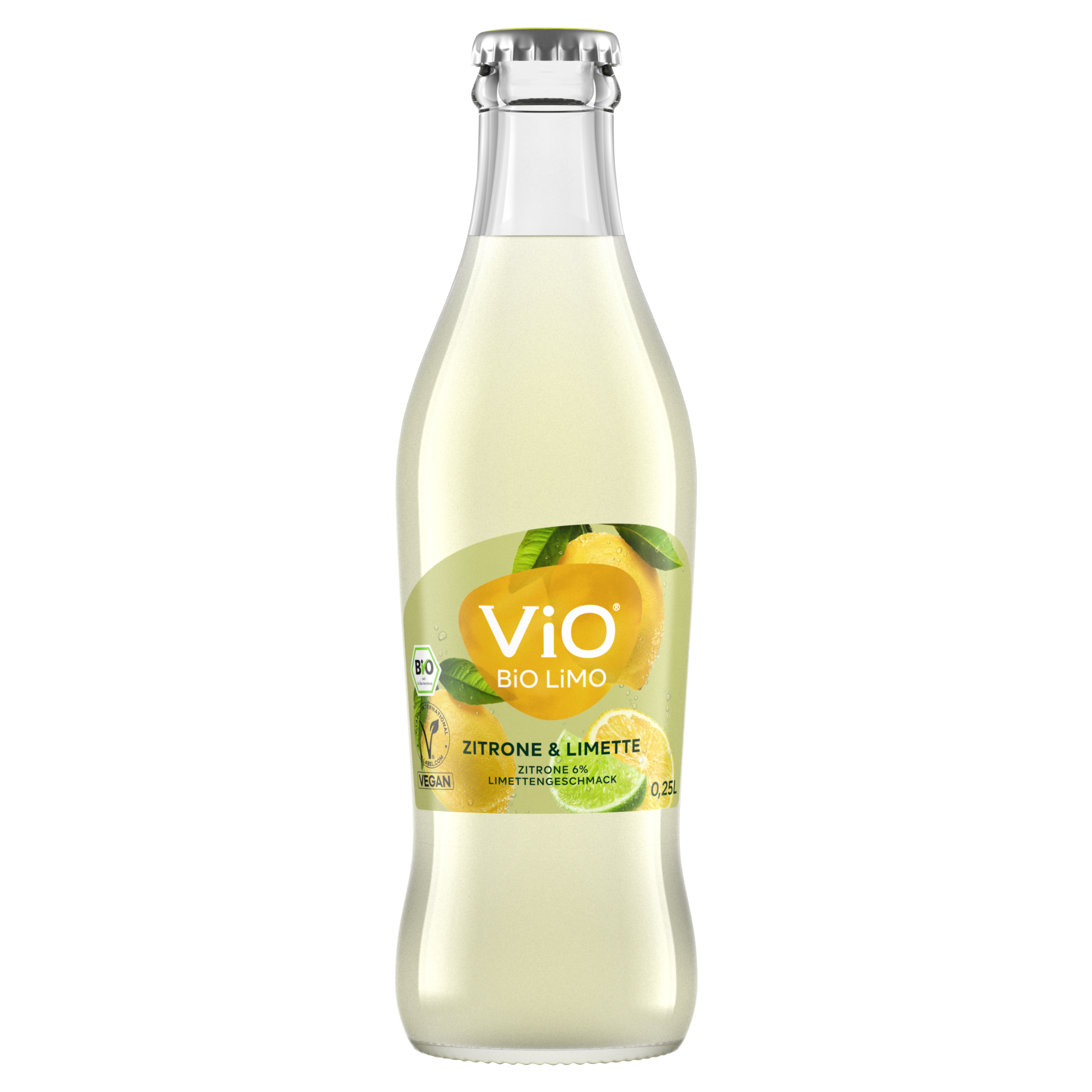 ViO Bio Limo Zitrone-Limette Kasten 24 x 0,25 l  