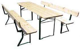 Bier / Festzeltgarnitur 60cm mit Lehne zur Miete; Preis / Tag Bier / Festzeltgarnitur 60cm mit Lehne zur Miete; Preis / Tag
